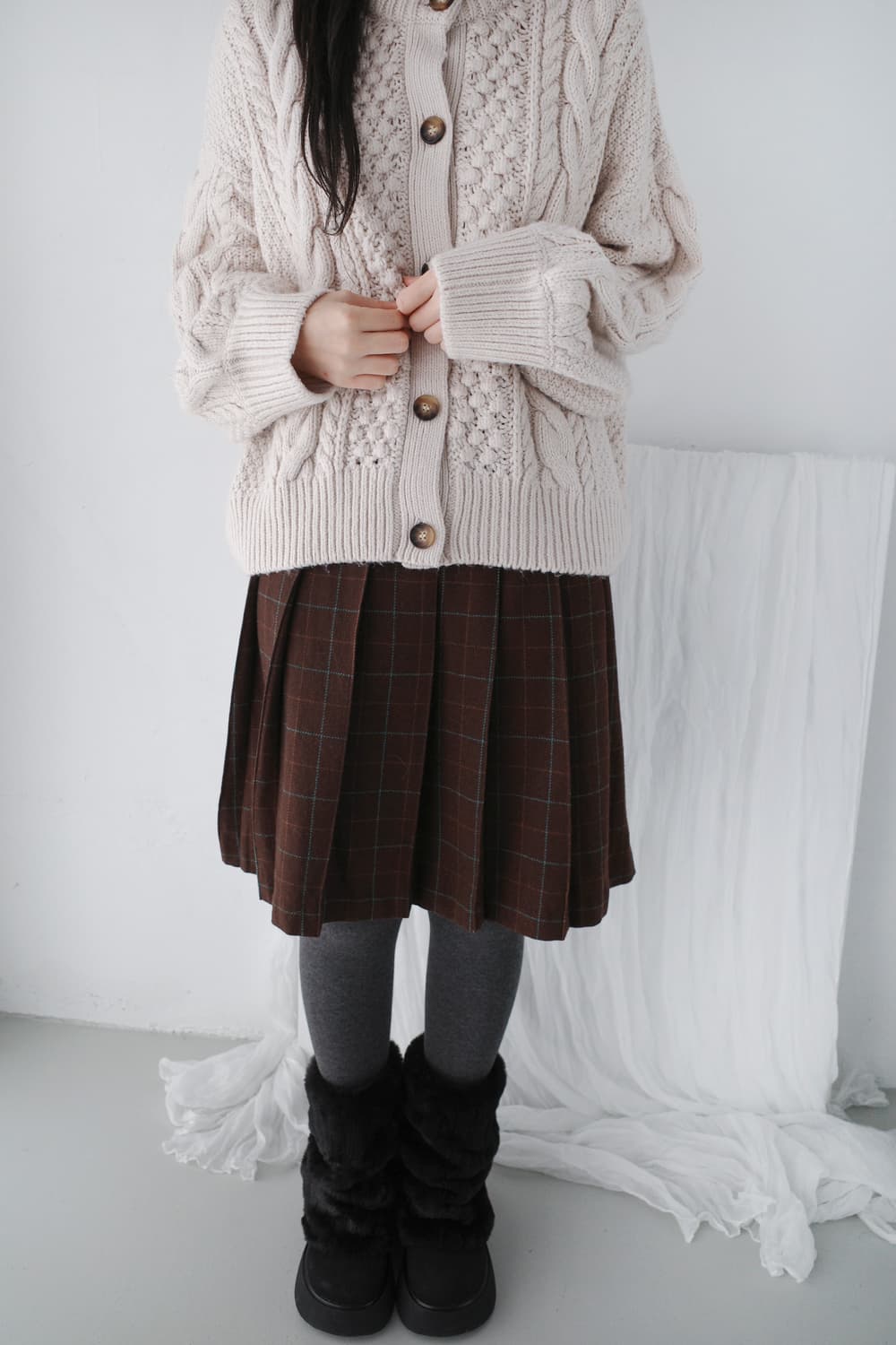 crochet knit cardigun 상품이미지7