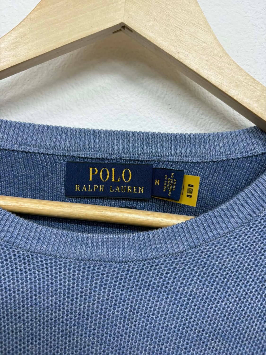 [M] 폴로 랄프로렌 스카이블루 코튼 니트 스웨터 상품이미지4
