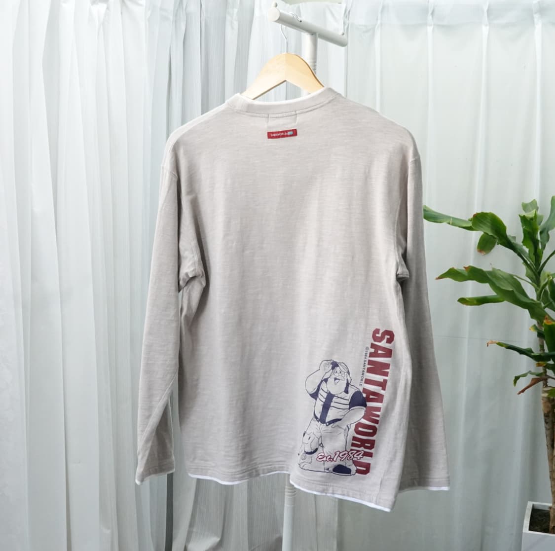 빈티지 SANTAWORLD 롱슬리브 티셔츠 1904 상품이미지3