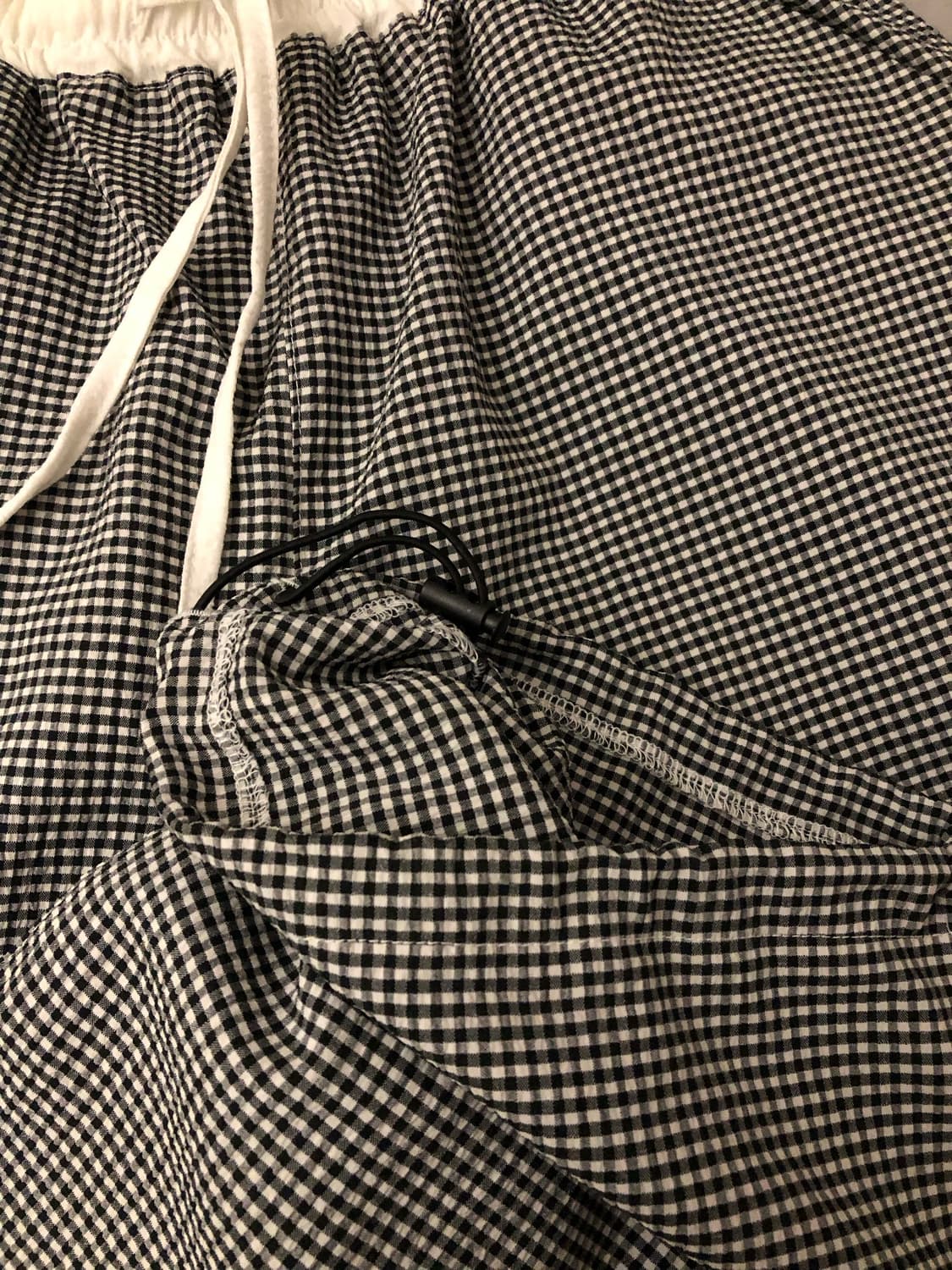 밈더워드로브 로고 체크 라운지 팬츠 상품이미지5