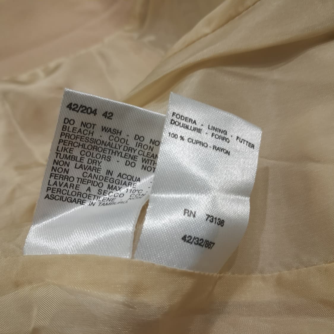 CL168 막스마라 이태리판 버진울 픽스티치 카멜 블레이저 상품이미지7