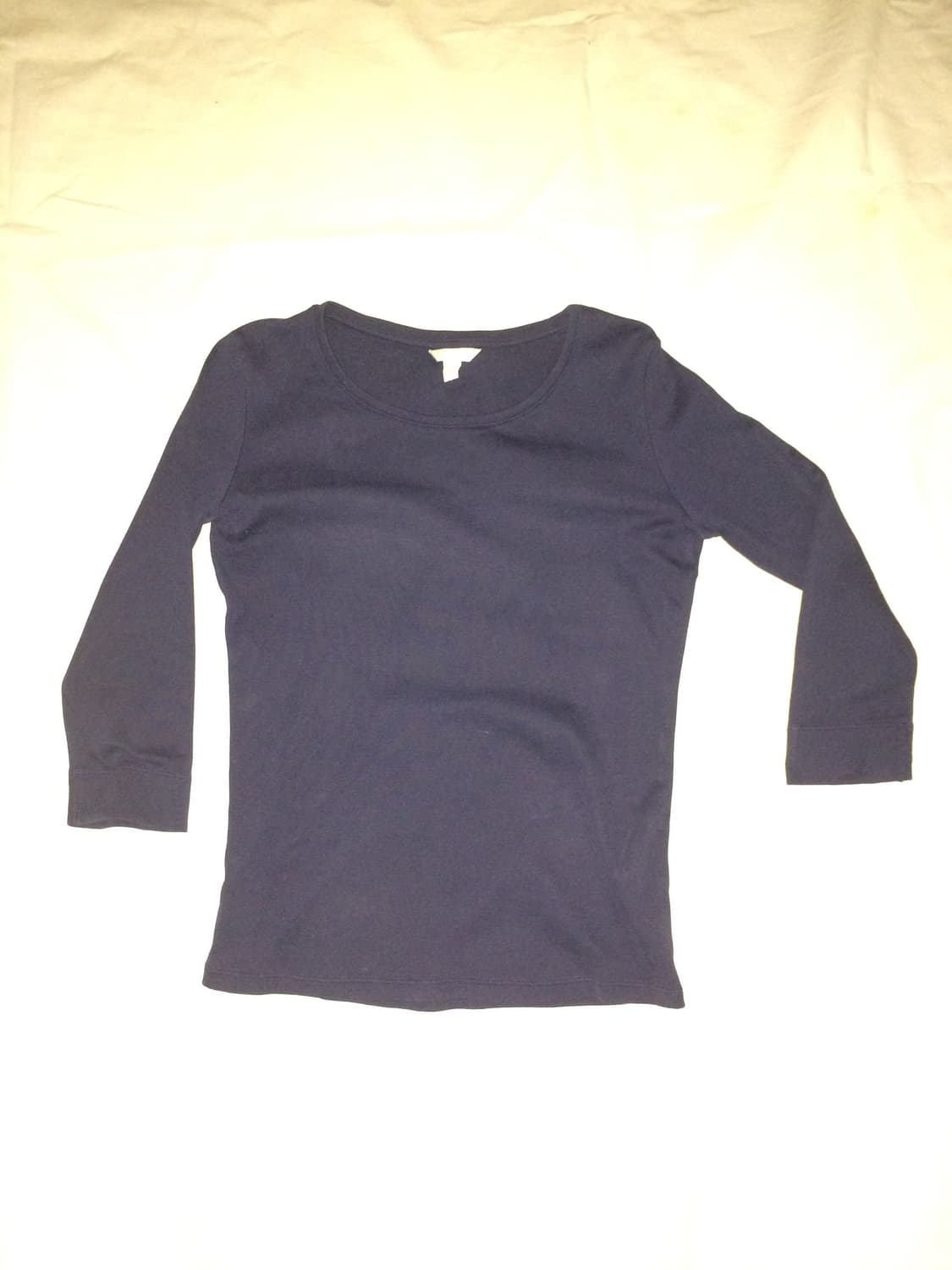 Navy 3/4 sleeve T 상품이미지2