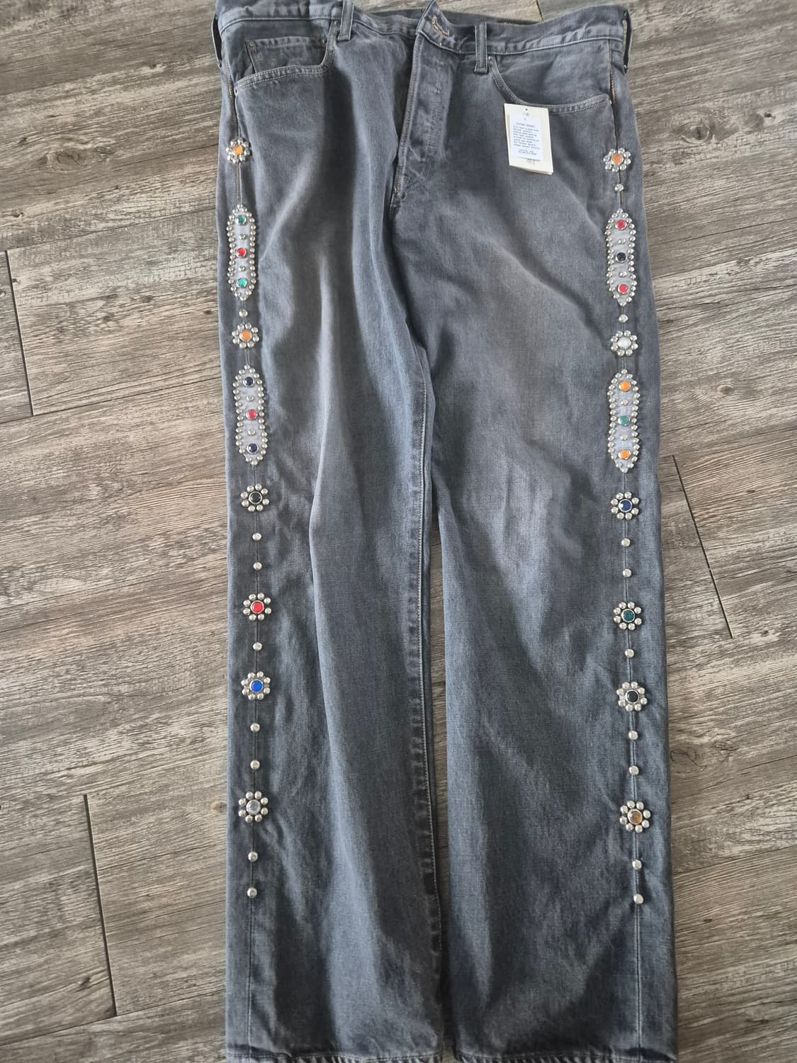 캐피탈 잼스톤 팬츠 흑청 38 사이즈 판매 합니다. 상품이미지1