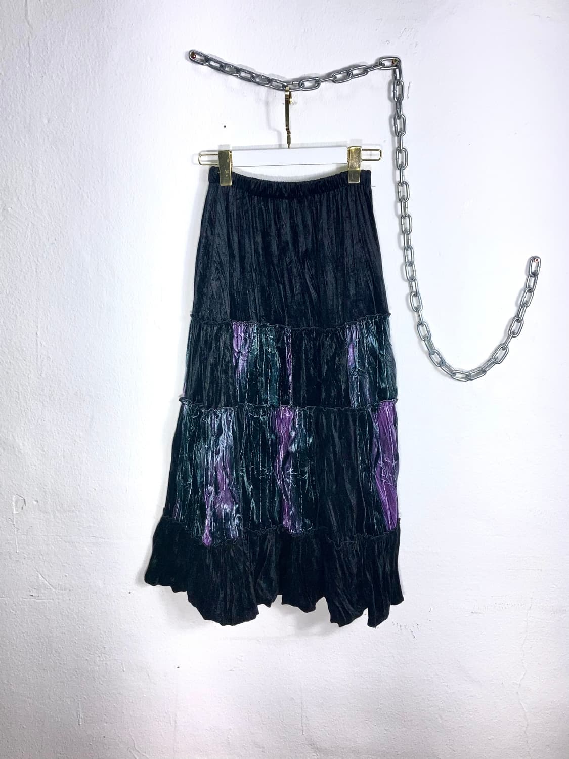 벨벳 롱스커트 상품이미지5