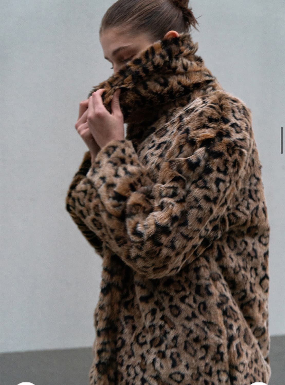 320쇼룸 레오파드 퍼자켓 상품이미지3