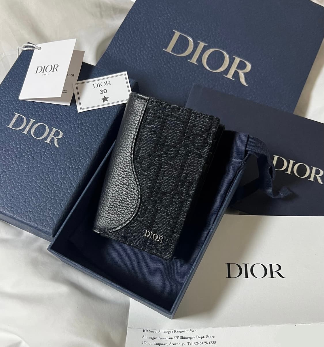 [정품] 신형 , 새상품급 / 디올 새들 오거나이저 블랙 상품이미지2