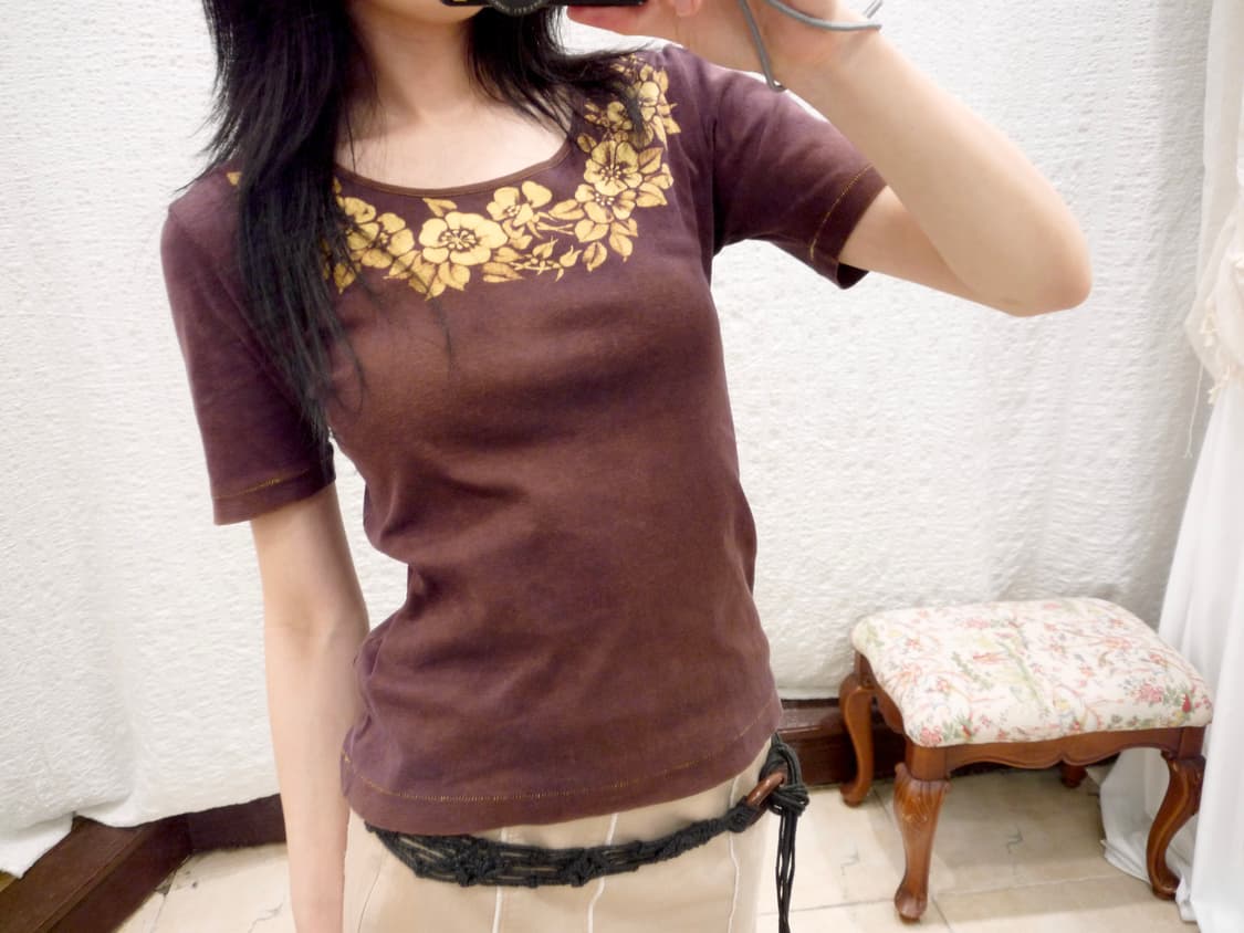 Yellow flower top 상품이미지6