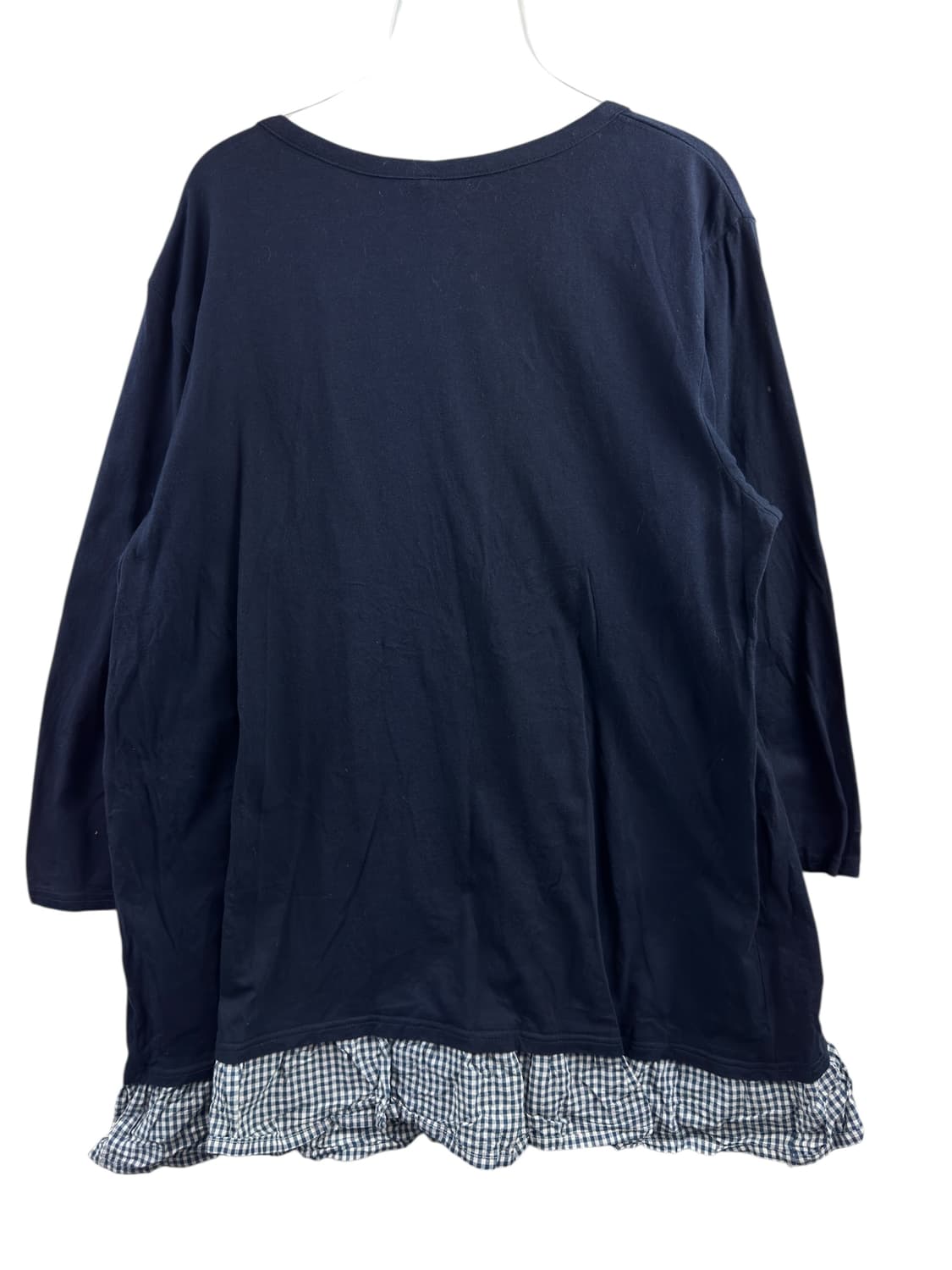 JPN 모리 레이어드 체크 슬리브1573 상품이미지2