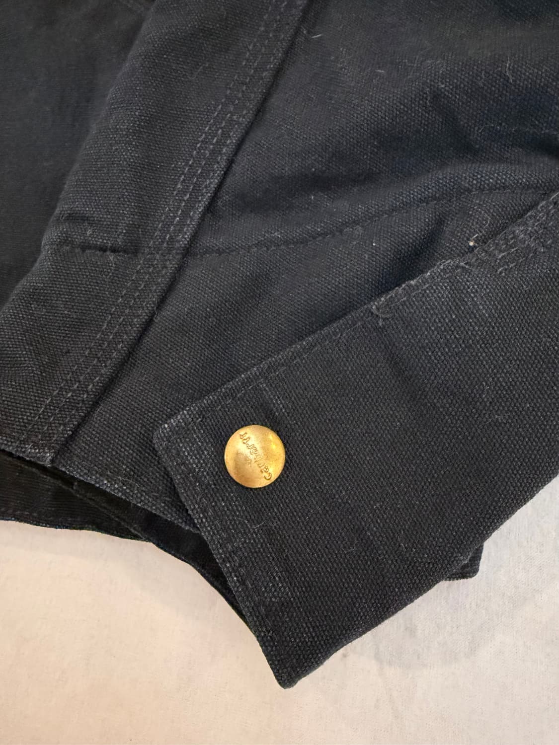 칼하트 OG 디트로이트 워크자켓 j001 블랙 상품이미지2