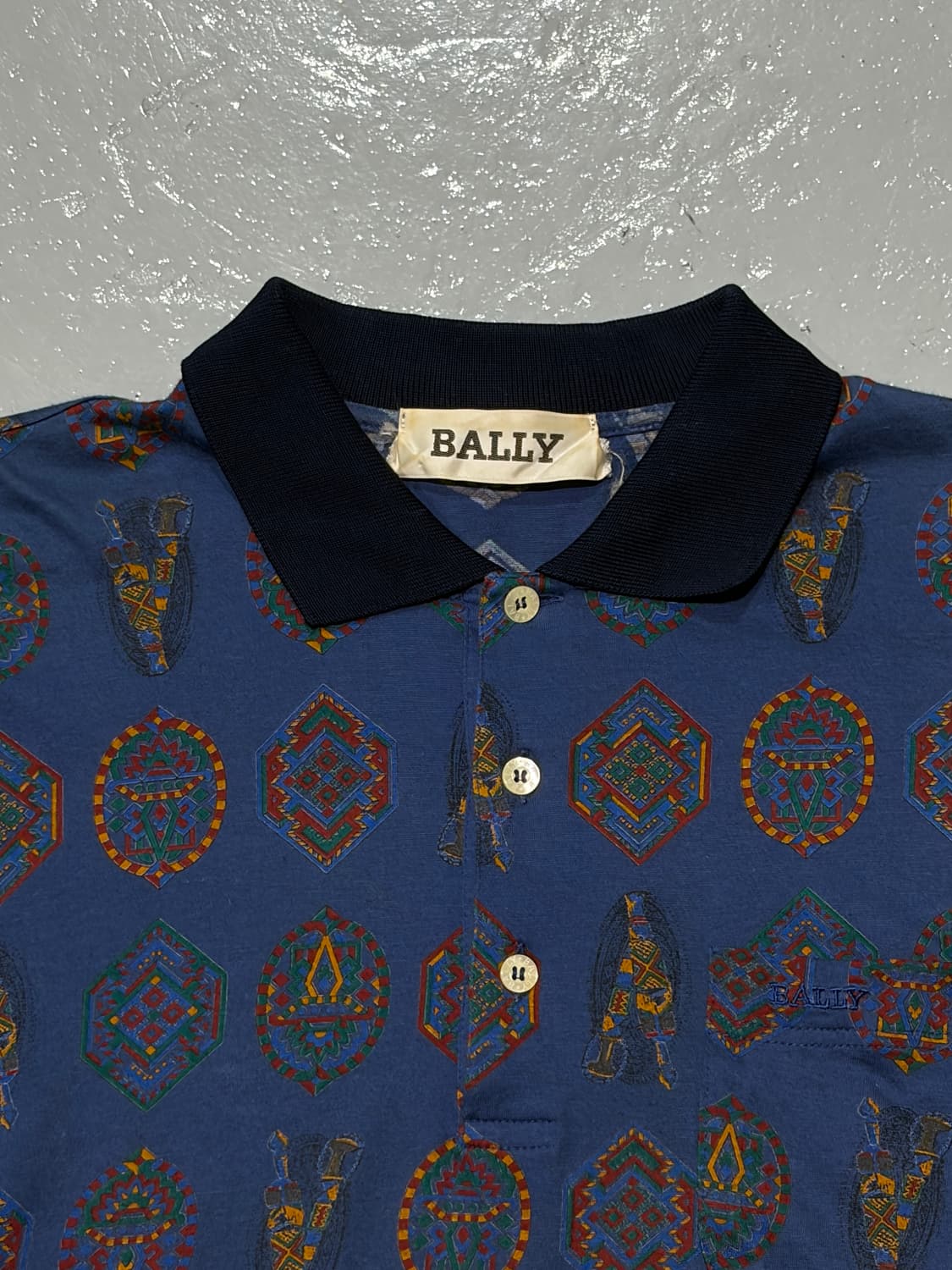 Bally(발리) Made In Italy 네이비 포켓 폴로 셔츠 상품이미지2