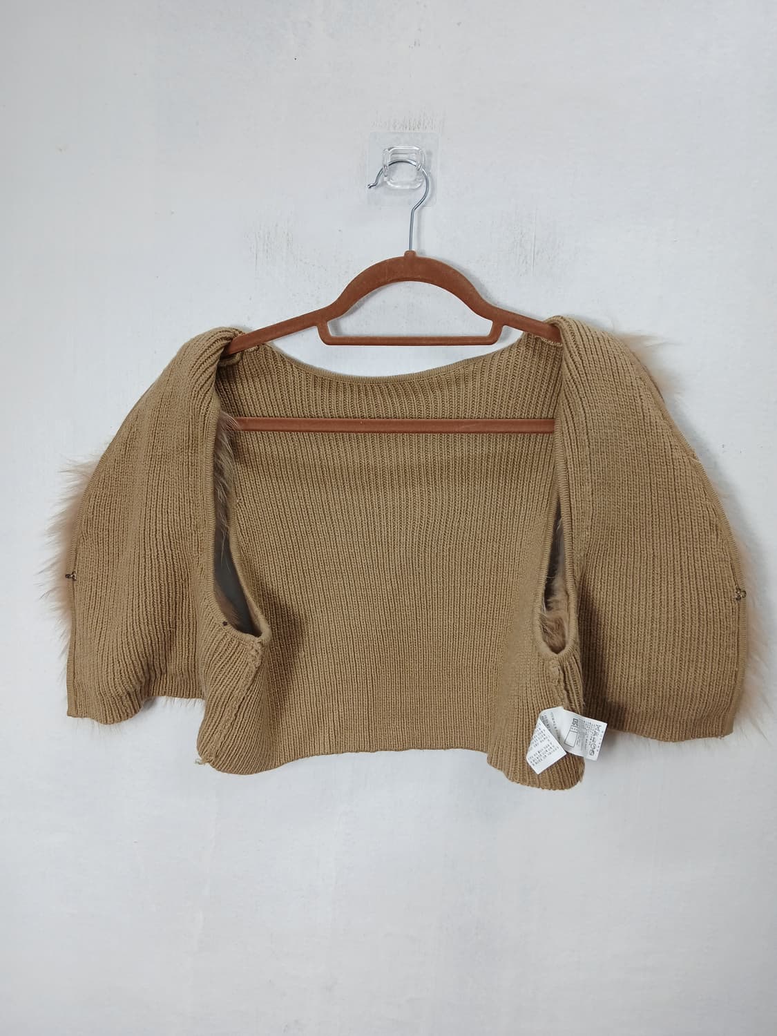 천연폭스퍼 베스트 니트조끼 95 M 상품이미지4