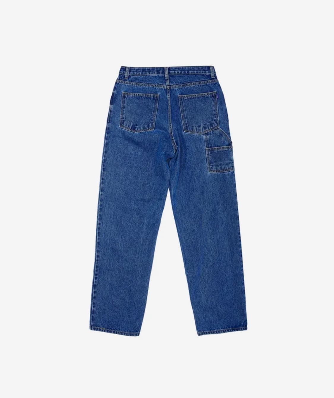 비에스래빗 카펜터 루즈핏 데님 팬츠 딥블루 상품이미지5