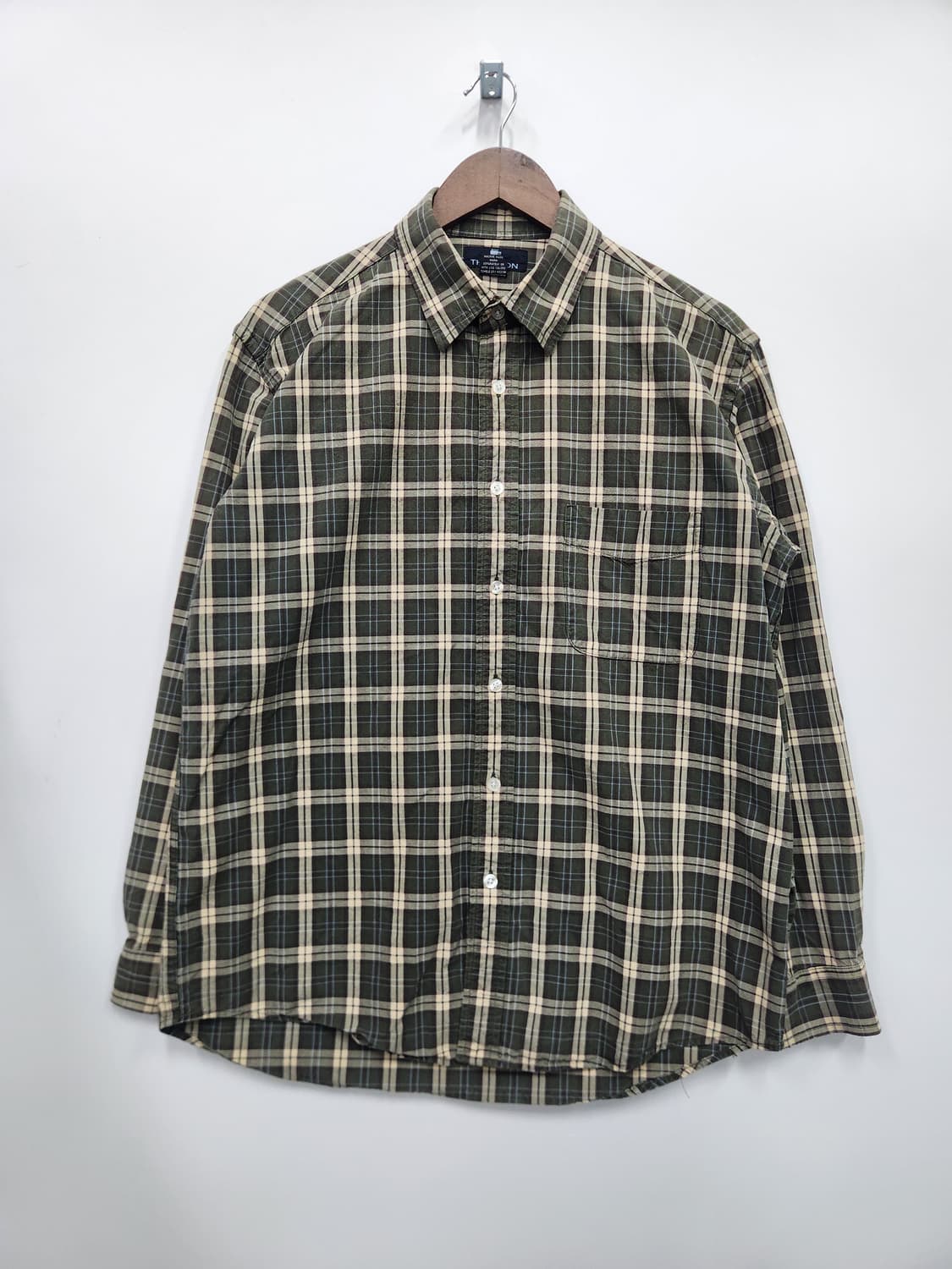 톰슨 카키 플란넬 셔츠 상품이미지1