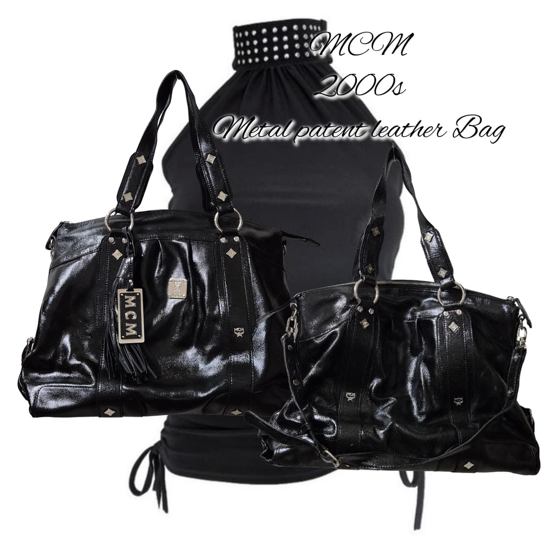 MCM 2000s Metal patent leather Bag 상품이미지1