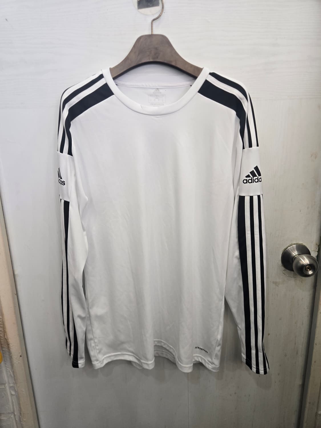 105,XL )) adidas 아디다스 긴팔티셔츠! 화이트 & 블랙색상 상품이미지1