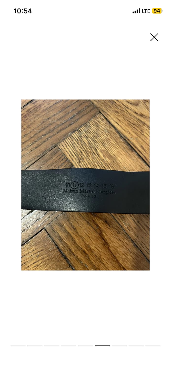 100) 메종 마르지엘라 아카이브 미러 버클 벨트 상품이미지7