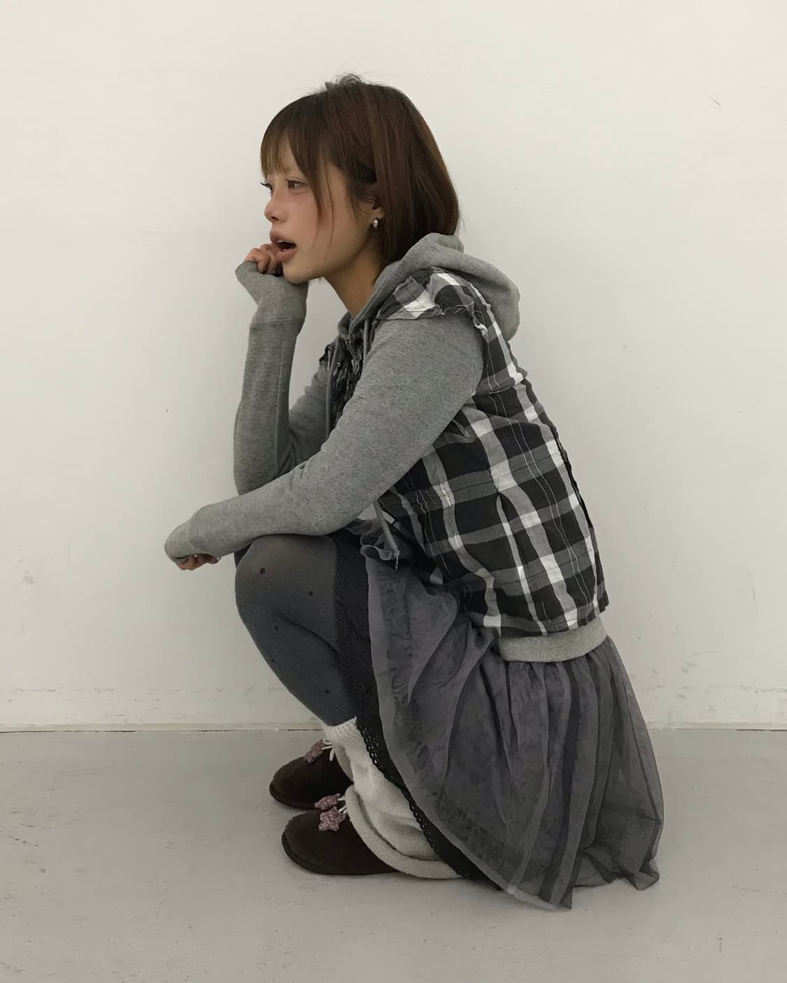 No. 그레이 너드 모리 Set 🩶 상품이미지4