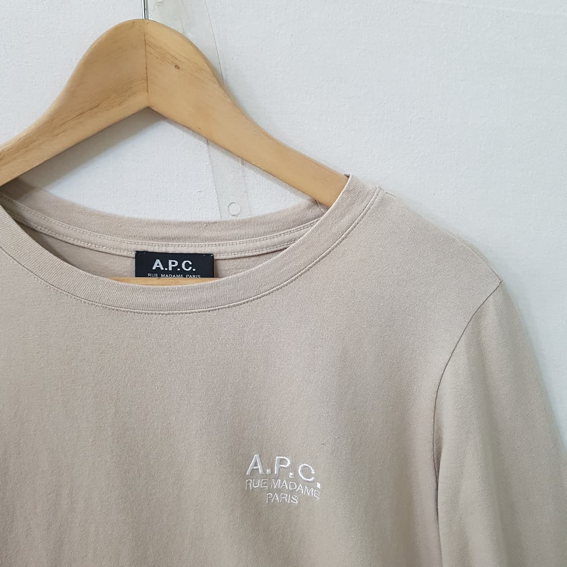 A.P.C. 아페쎄 라운드 티셔츠 모카 상품이미지3