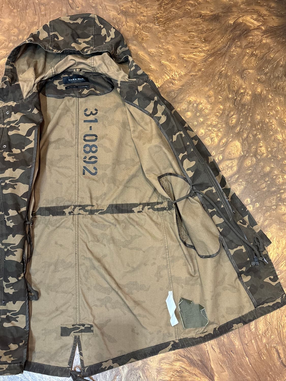 ZARA MAN 자라 카모플라쥬 코튼 자켓 M 상품이미지2