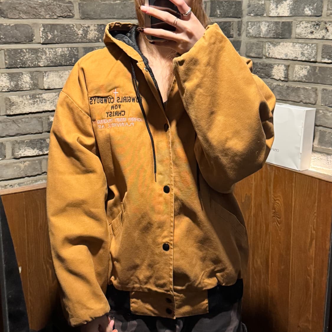 M) USA 빈티지 봄버 워크 자켓 상품이미지9