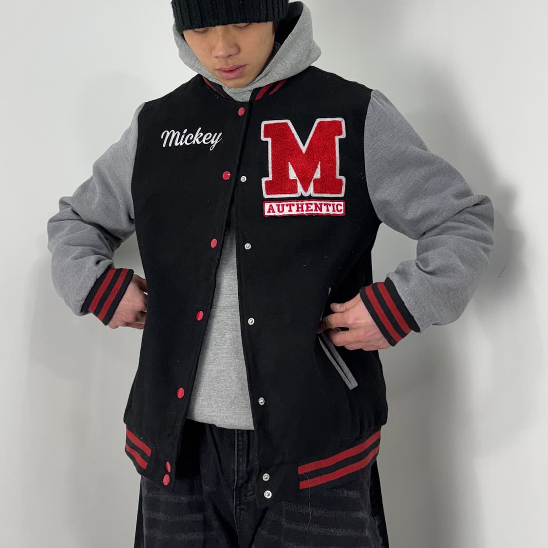 Disney Mickey Mouse Varsity Jacket 상품이미지3