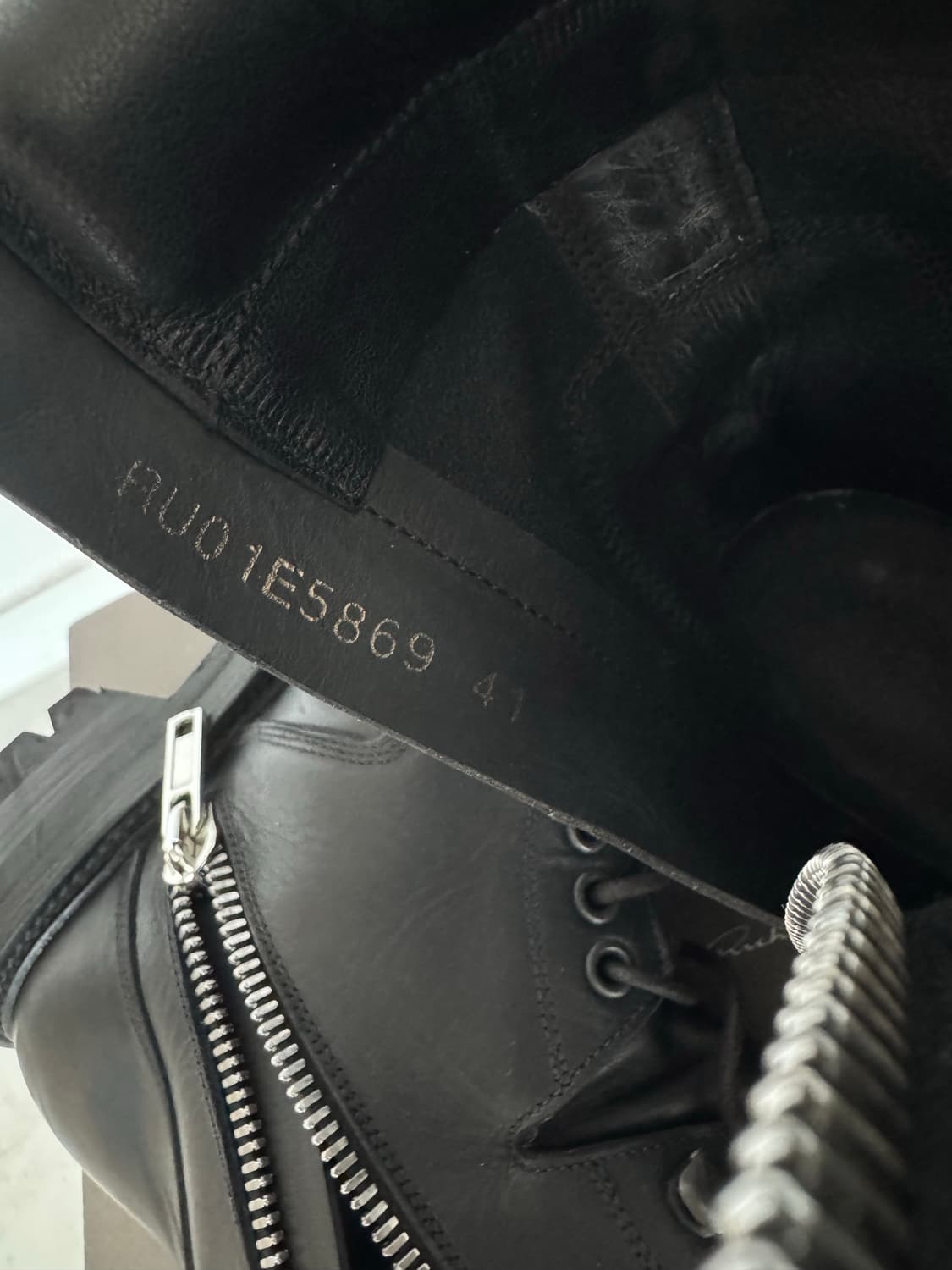 릭오웬스 아미 컴뱃 부츠 41 상품이미지6