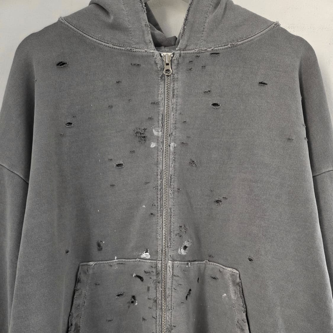 빈티지 워싱 후드 집업 상품이미지6