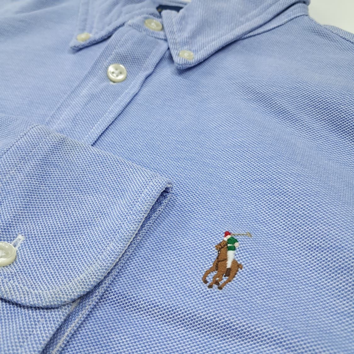CL632 L 폴로 니트옥스포드 멀티포니 클래식 블루 셔츠 남방 상품이미지4