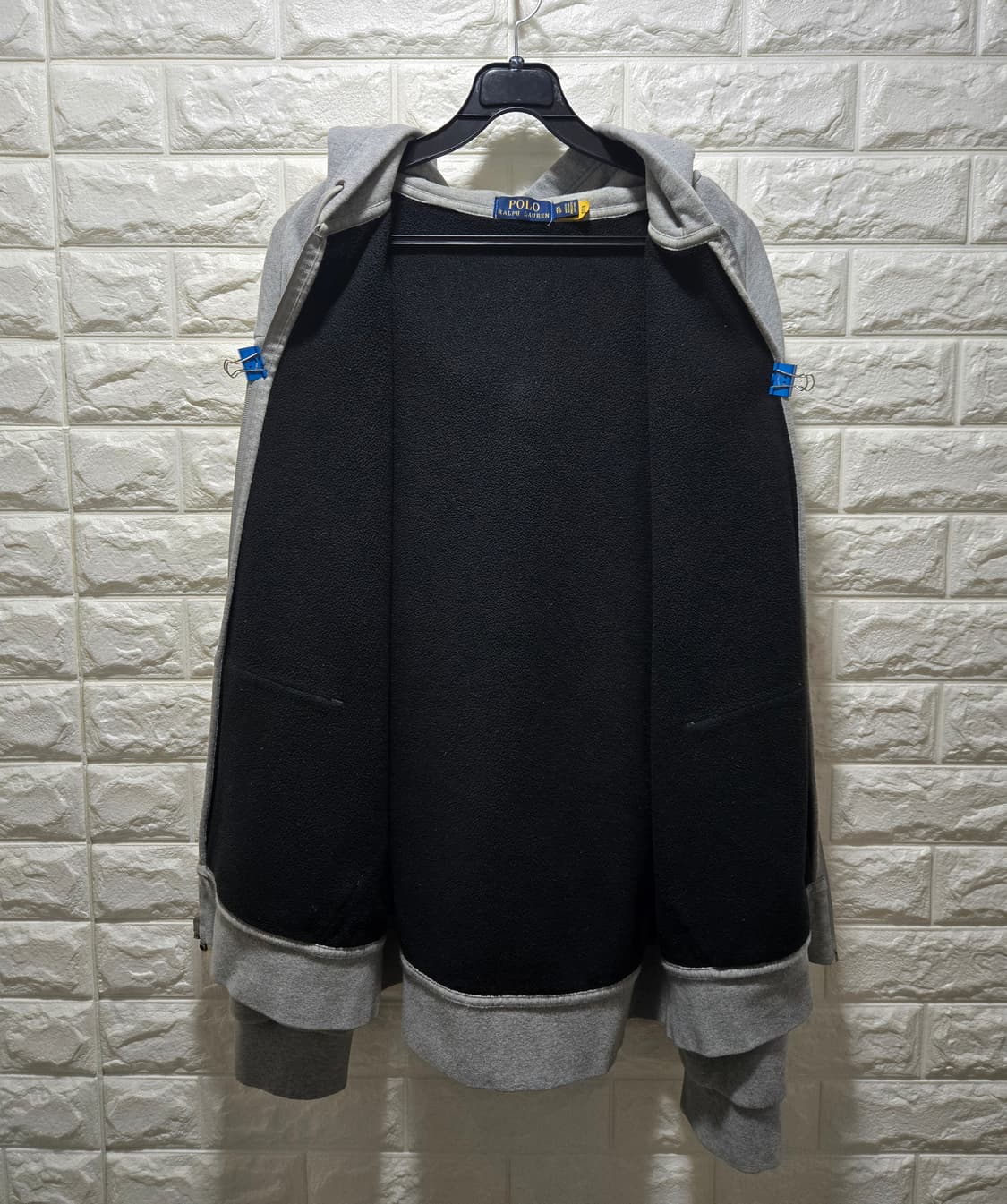 폴로 랄프로렌 기모 후드집업 XL 상품이미지2