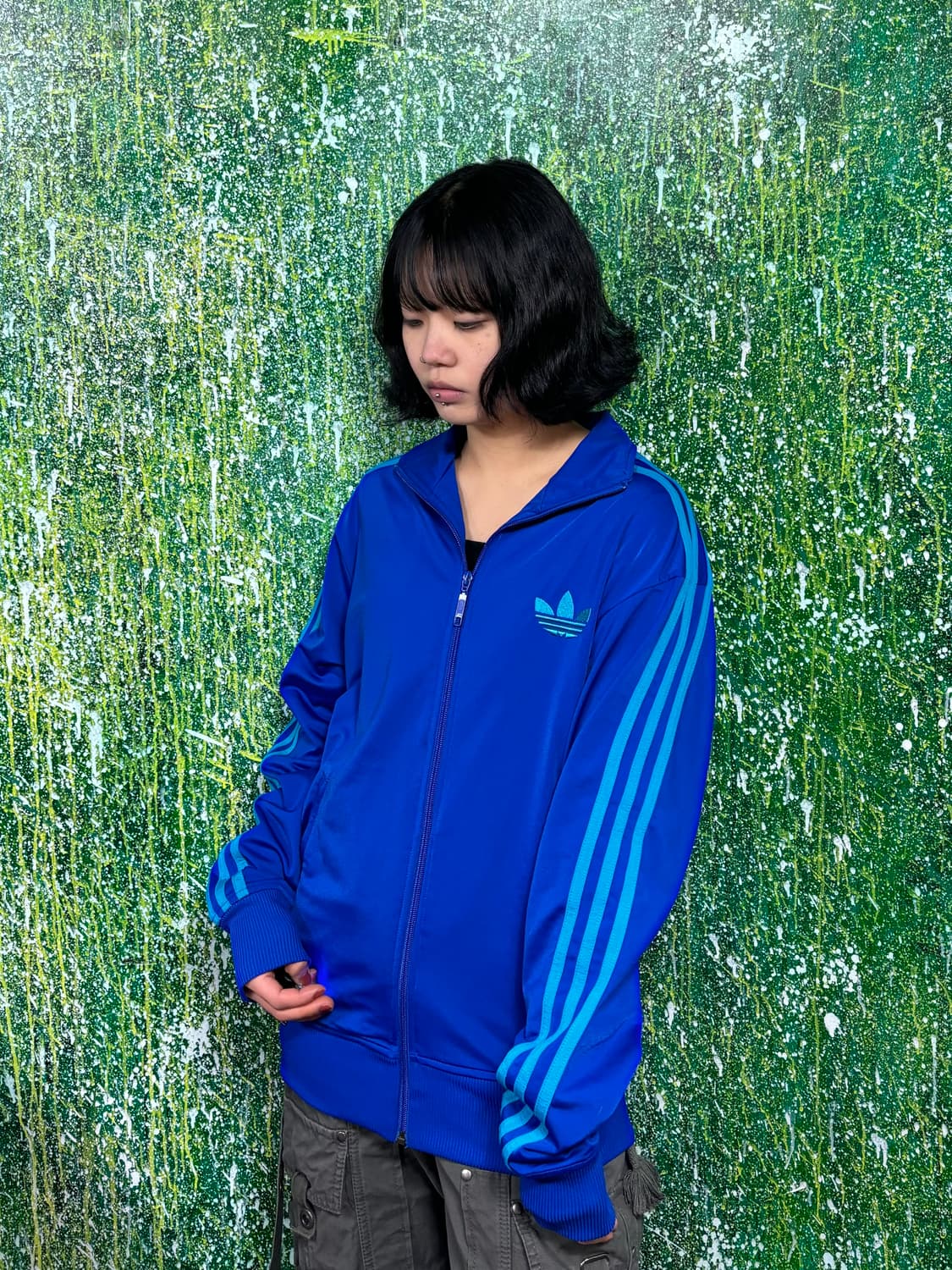 아디다스 블루 파이어버드 져지  상품이미지1