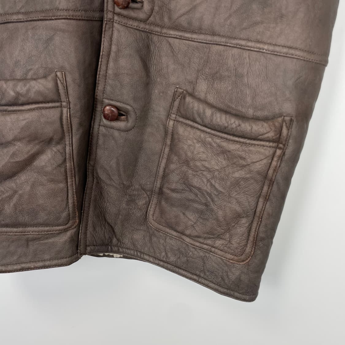 빈티지 무스탕 베스트 자켓 코트 상품이미지4