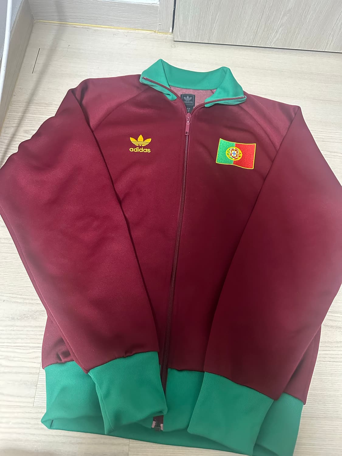 Adidas 아디다스 져지 루즈핏 포르투갈 06시즌 딥버건디 M 상품이미지1