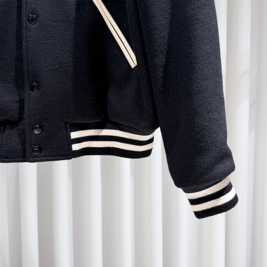 (S/50) / 셀린느 캐시미어 울 테디 바시티 후드 자켓 상품이미지4