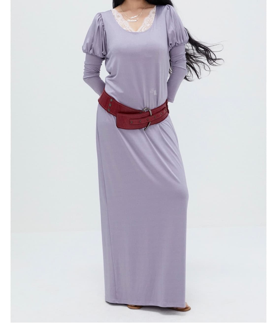 샬롬클럽 트러블 드레스 연보라색 상품이미지1