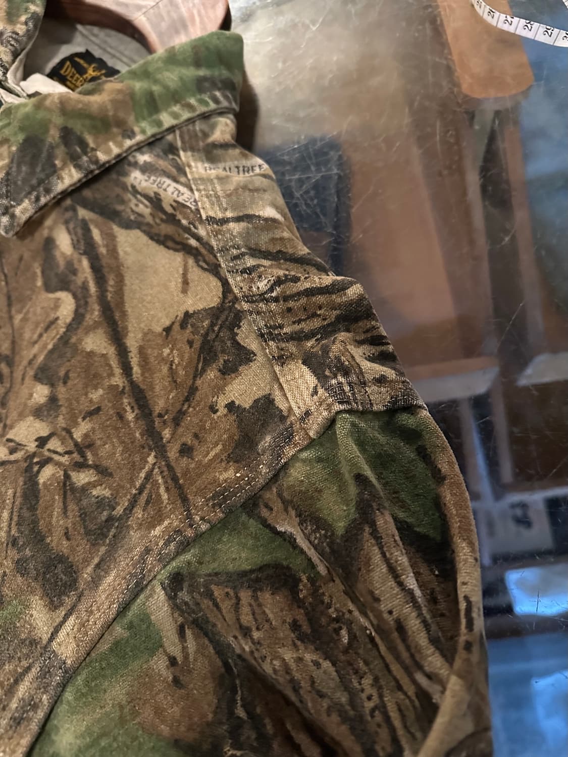 90s USA 빈티지 리얼트리 패턴 셔츠 상품이미지5