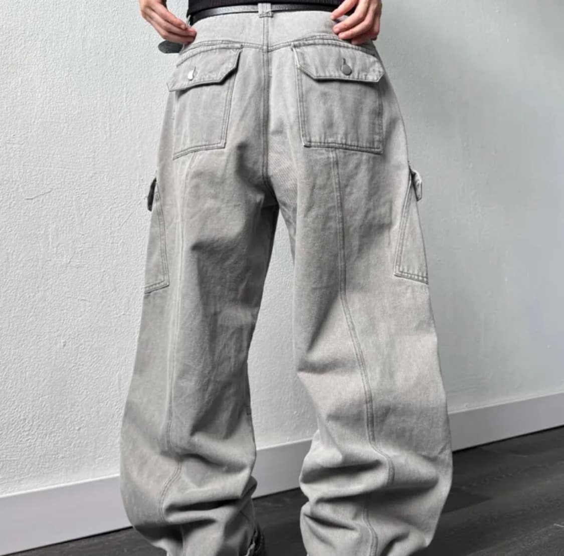 [Unisex]다잉 그레이 카고 팬츠 상품이미지2