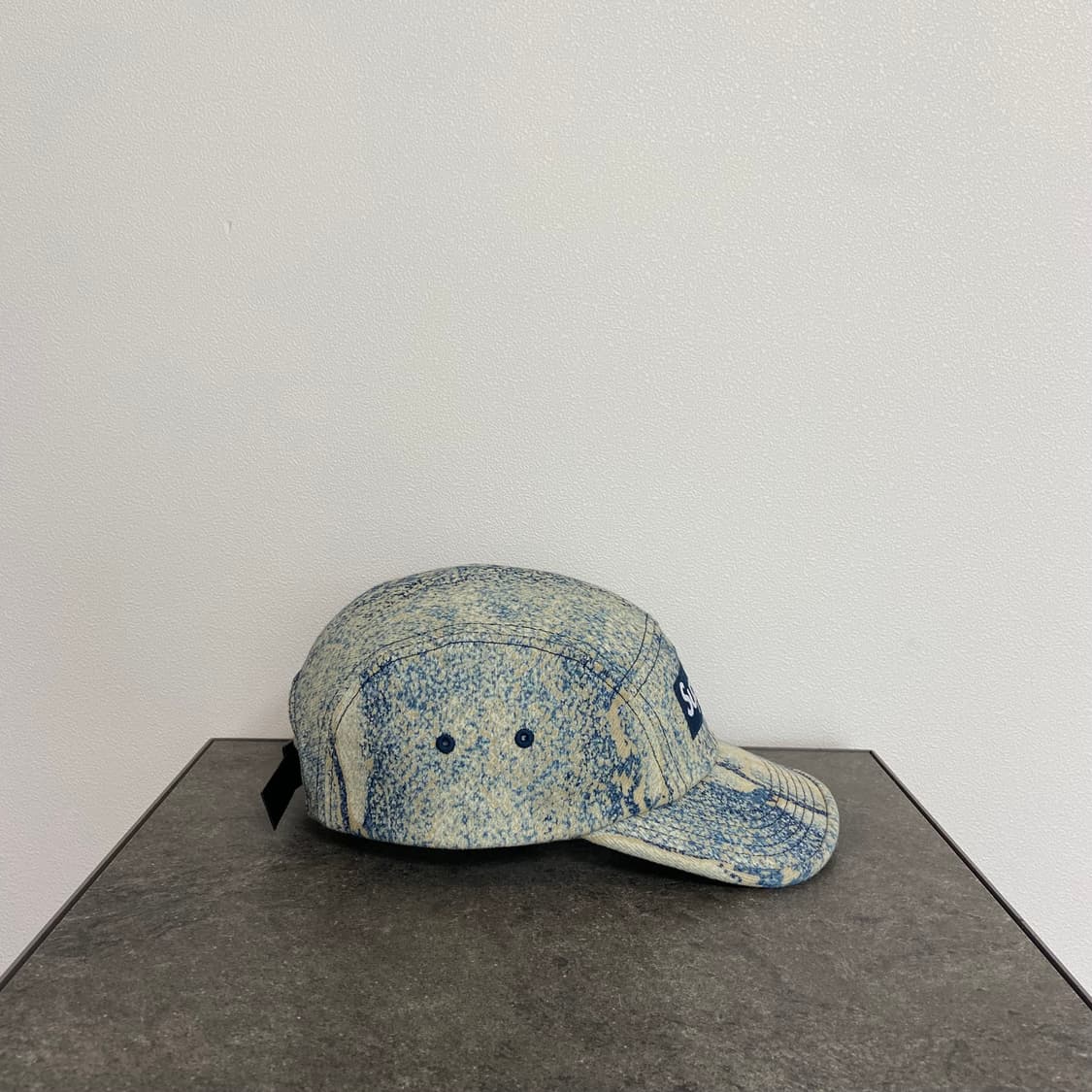 슈프림 워시드 스네이크 데님 박스로고 캠프캡 모자 상품이미지3