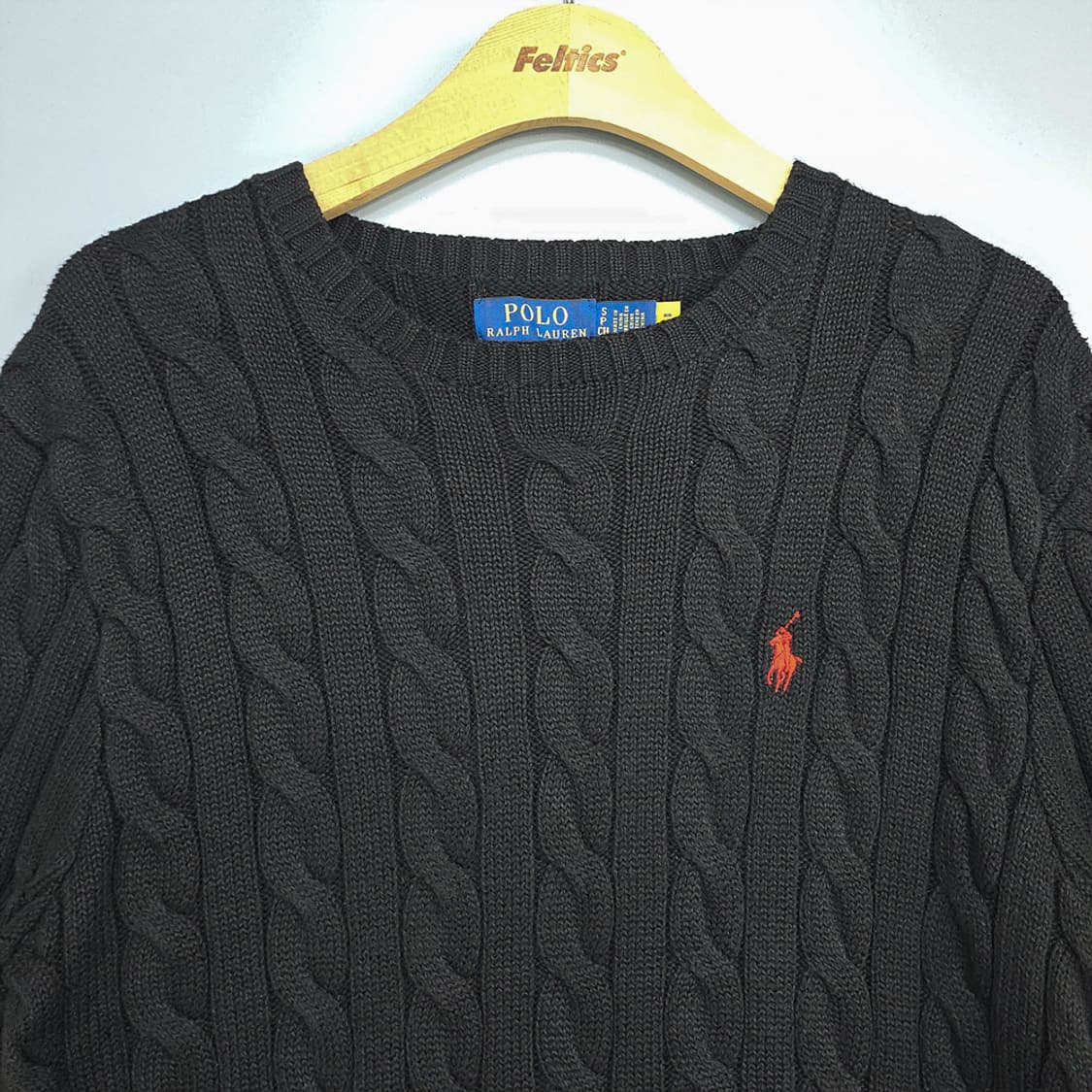 폴로랄프로렌(Polo Ralph Lauren) 케이블 니트 코튼스웨터 S 상품이미지3