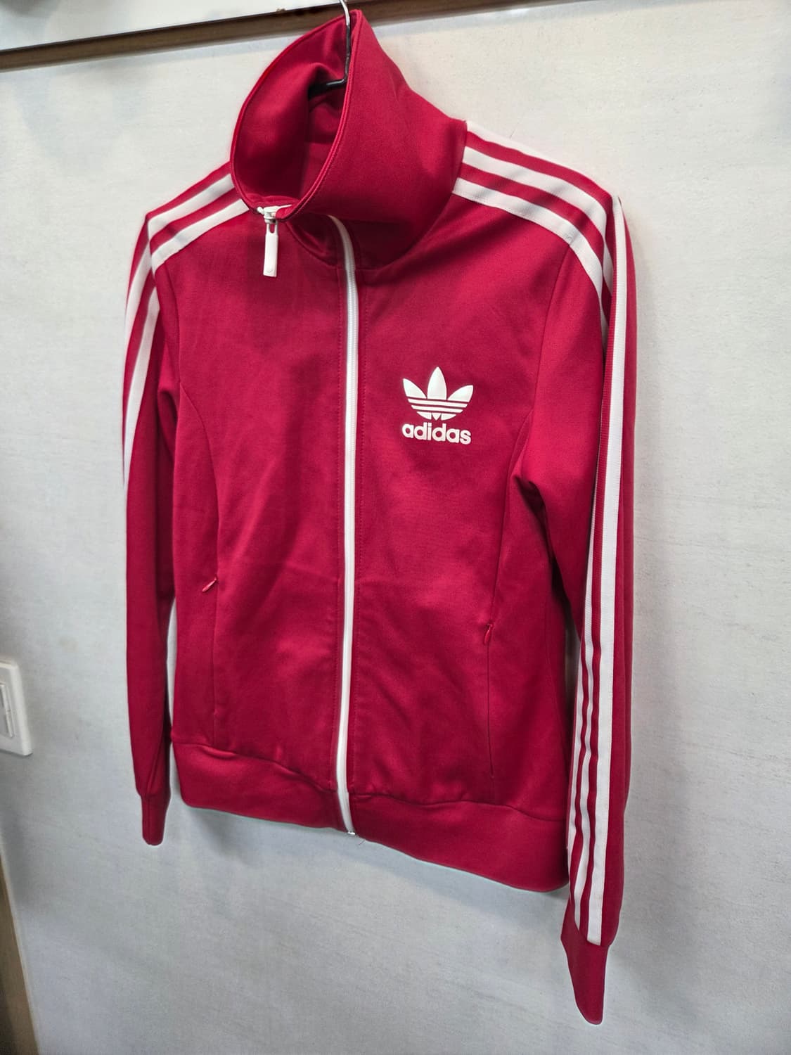 아디다스 유로파 트랙탑 져지 딥핑크 90 상품이미지5