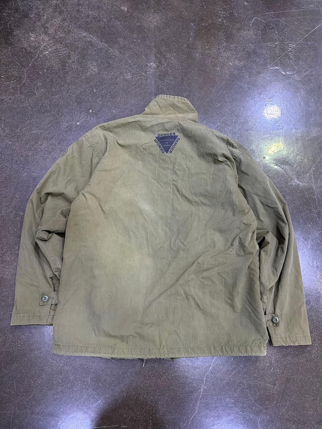 올드크로우 U.S.A 에어포스 항공자켓 올리브 L 상품이미지2