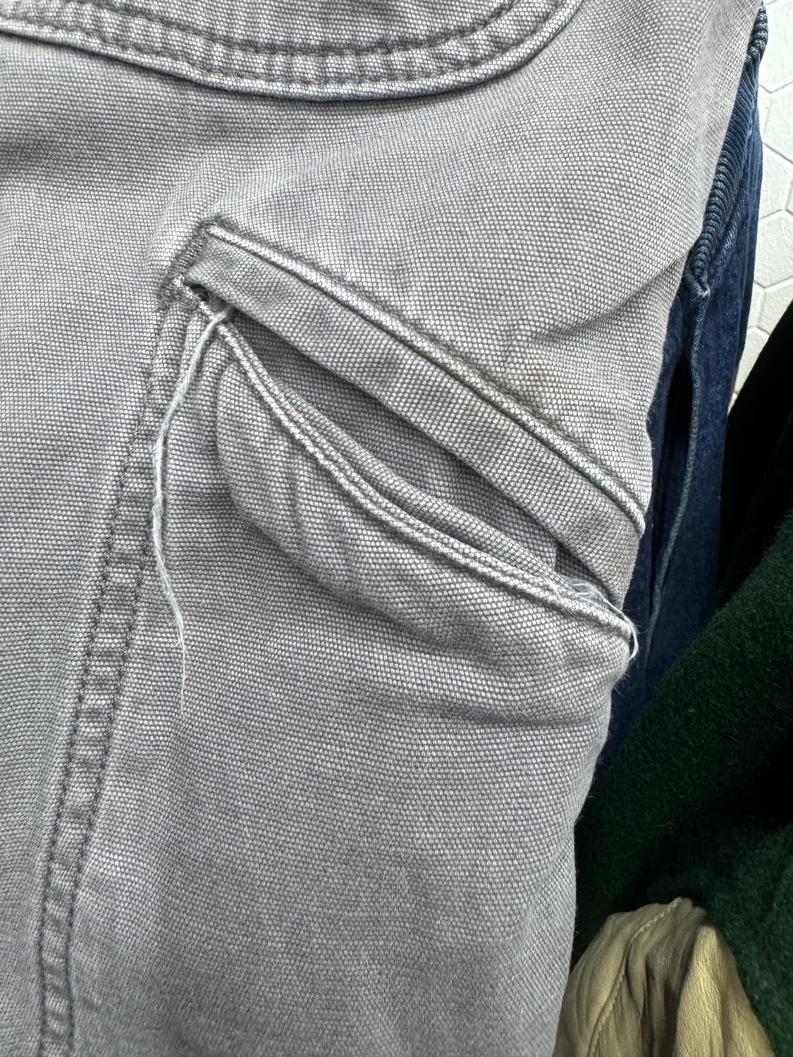 칼하트 그레이 카펜터 워크팬츠 상품이미지9