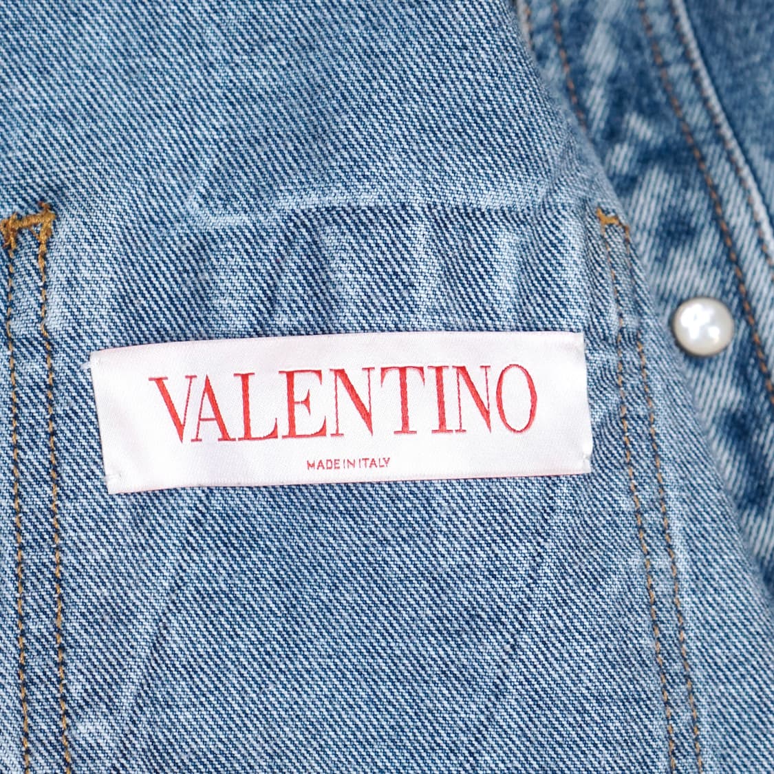 발렌티노 V 로고 데님 자켓 상품이미지9