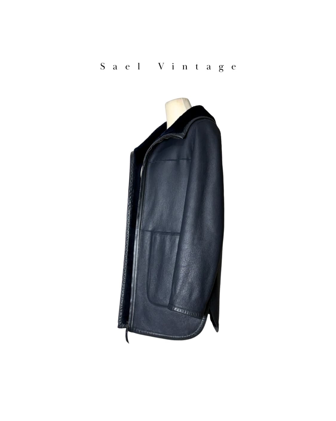 닥스 17FW 리버시블 천연 양가죽 무스탕 자켓 상품이미지4