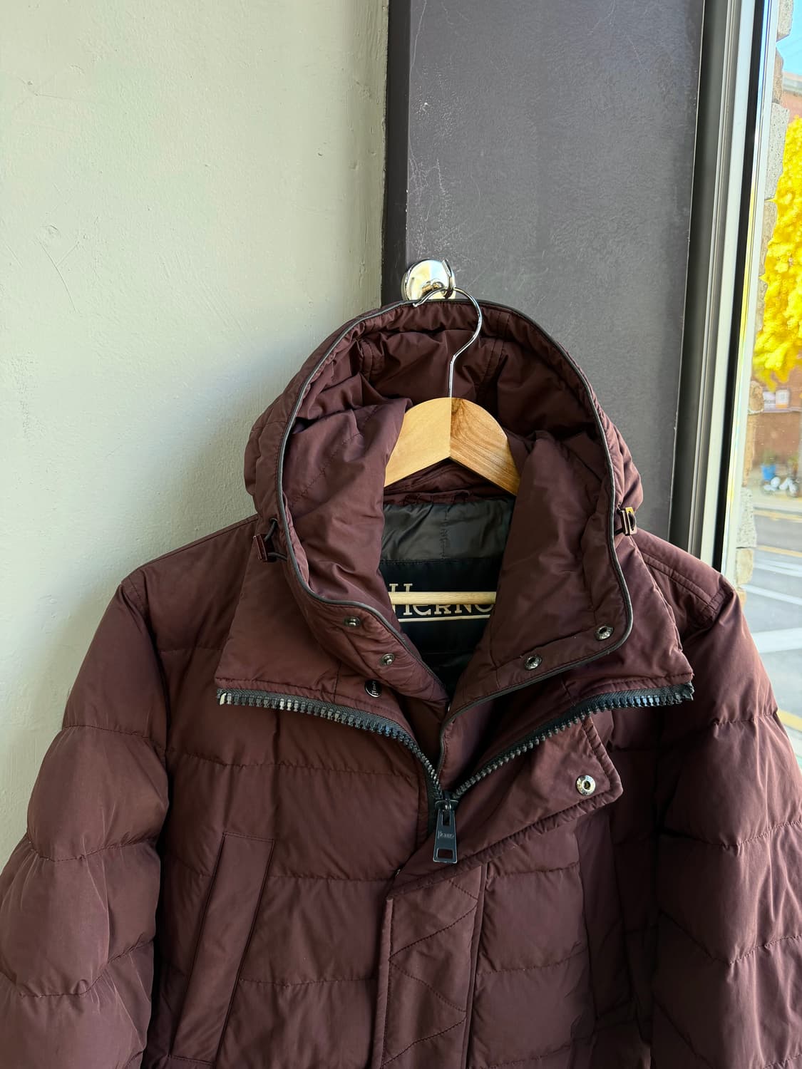 50/ 에르노 이중레이어 구스다운 후디드 패딩점퍼 상품이미지3