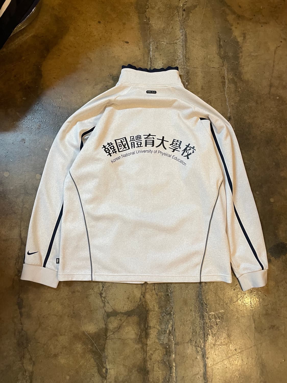 나이키 00s 오트밀 사이드라인 올드스쿨 트랙탑 집업 져지 상품이미지1