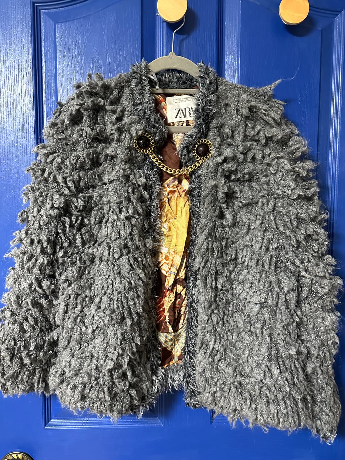 Zara자라 퍼 자켓 S 상품이미지1