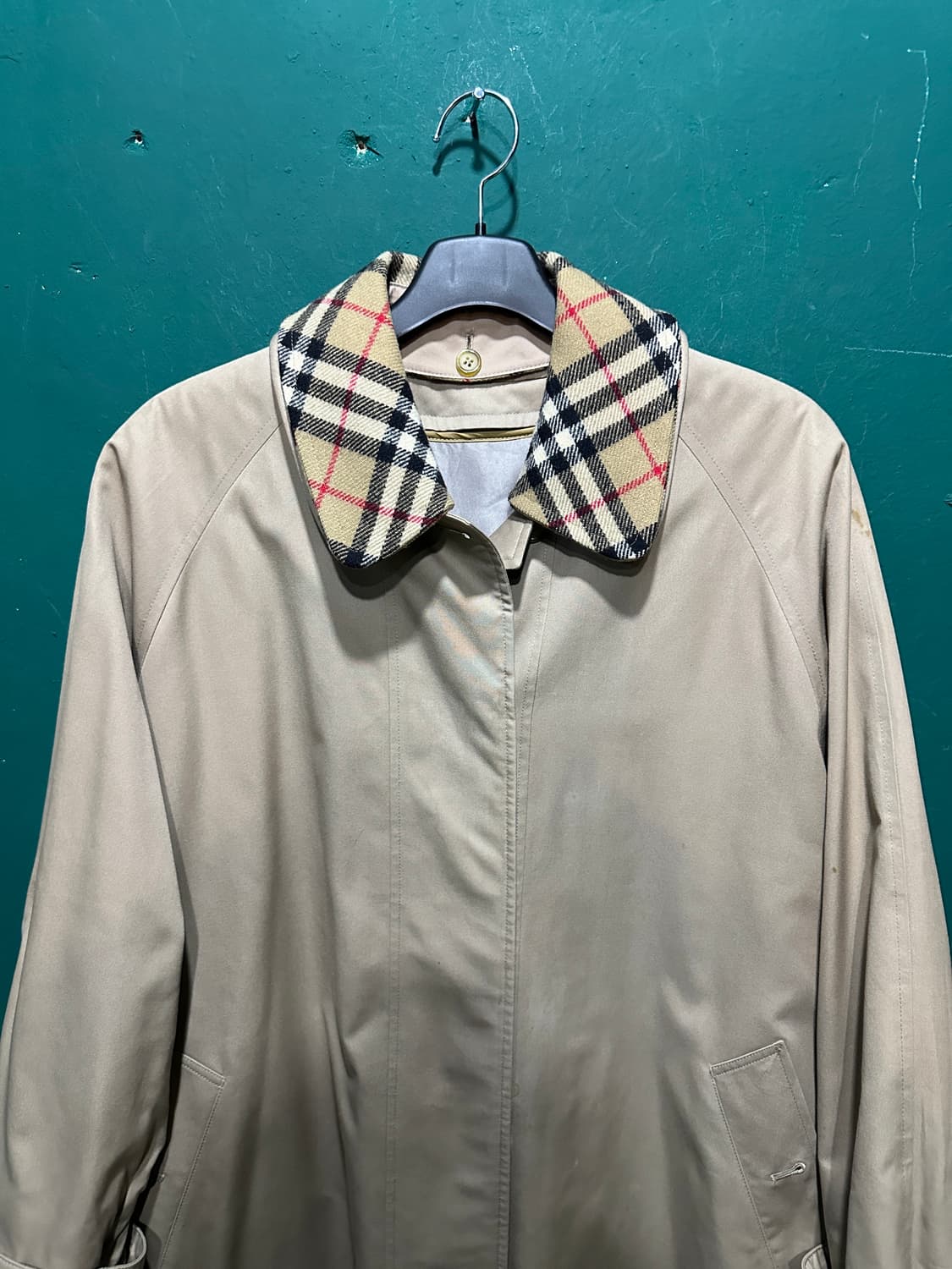 버버리 체크카라 내피풀세트 트렌치코트 100-105 상품이미지2