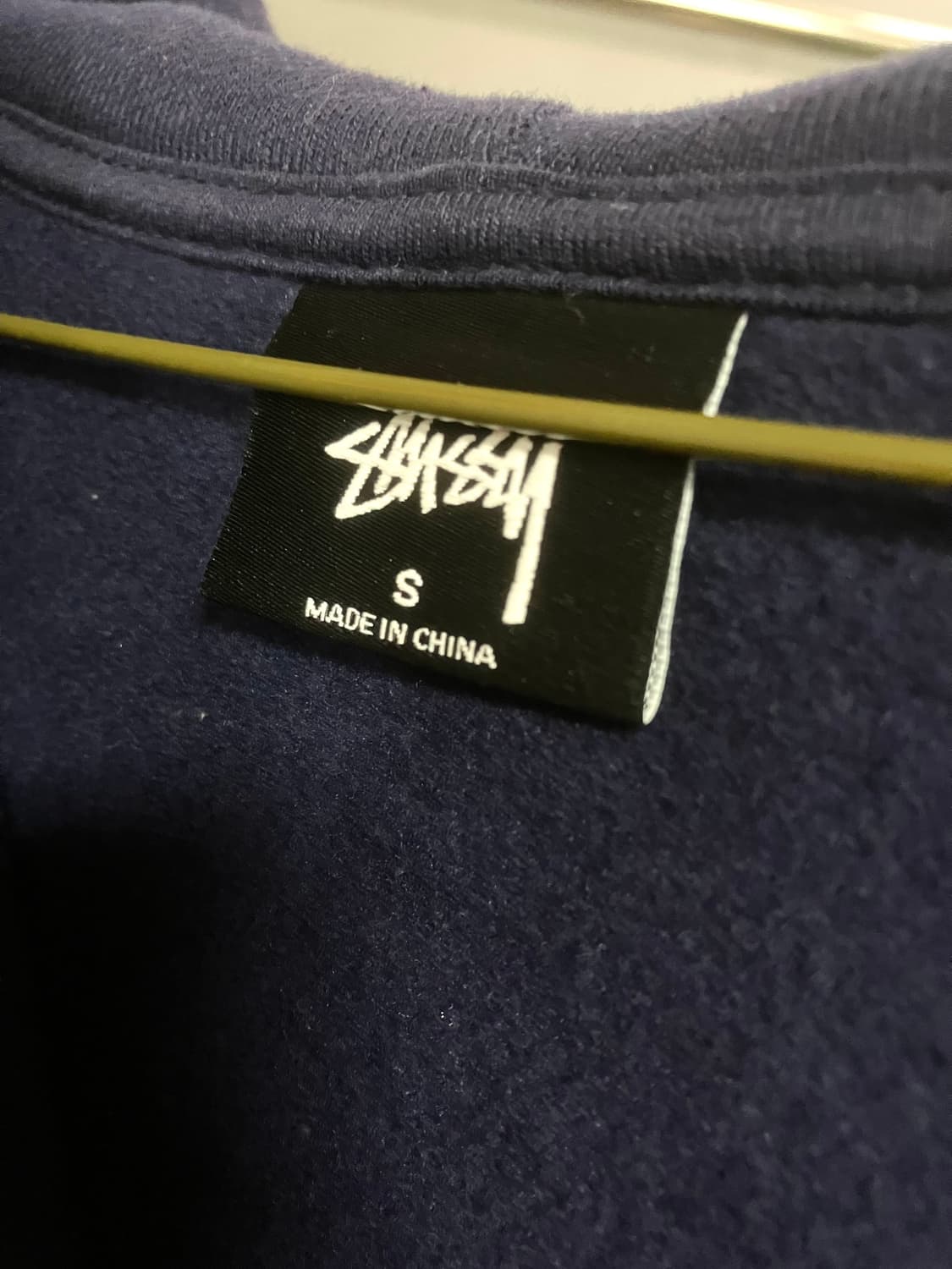 스투시 8볼 후드집업 네이비 상품이미지3