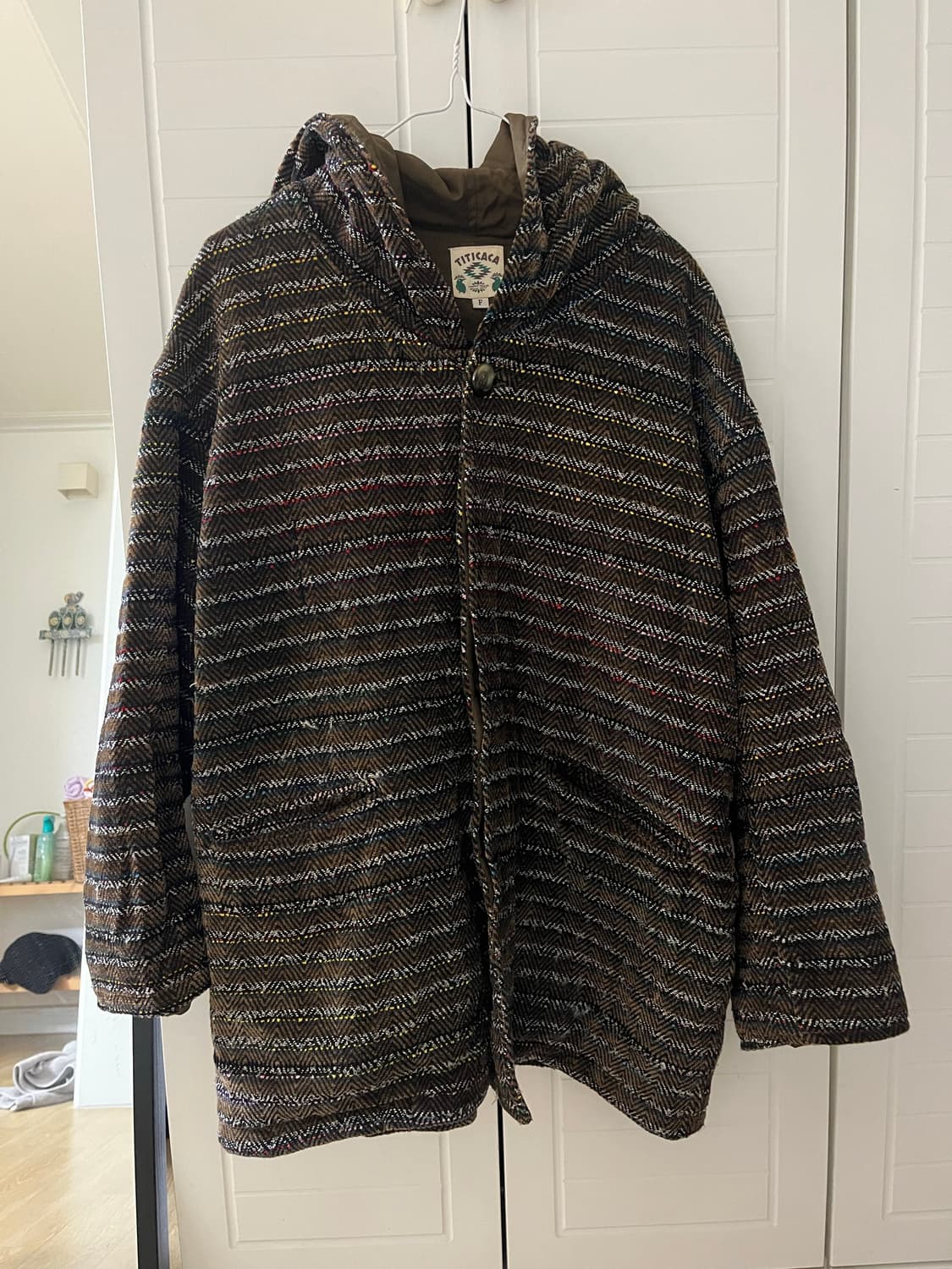 티티카카 브라운 후드코트 상품이미지1