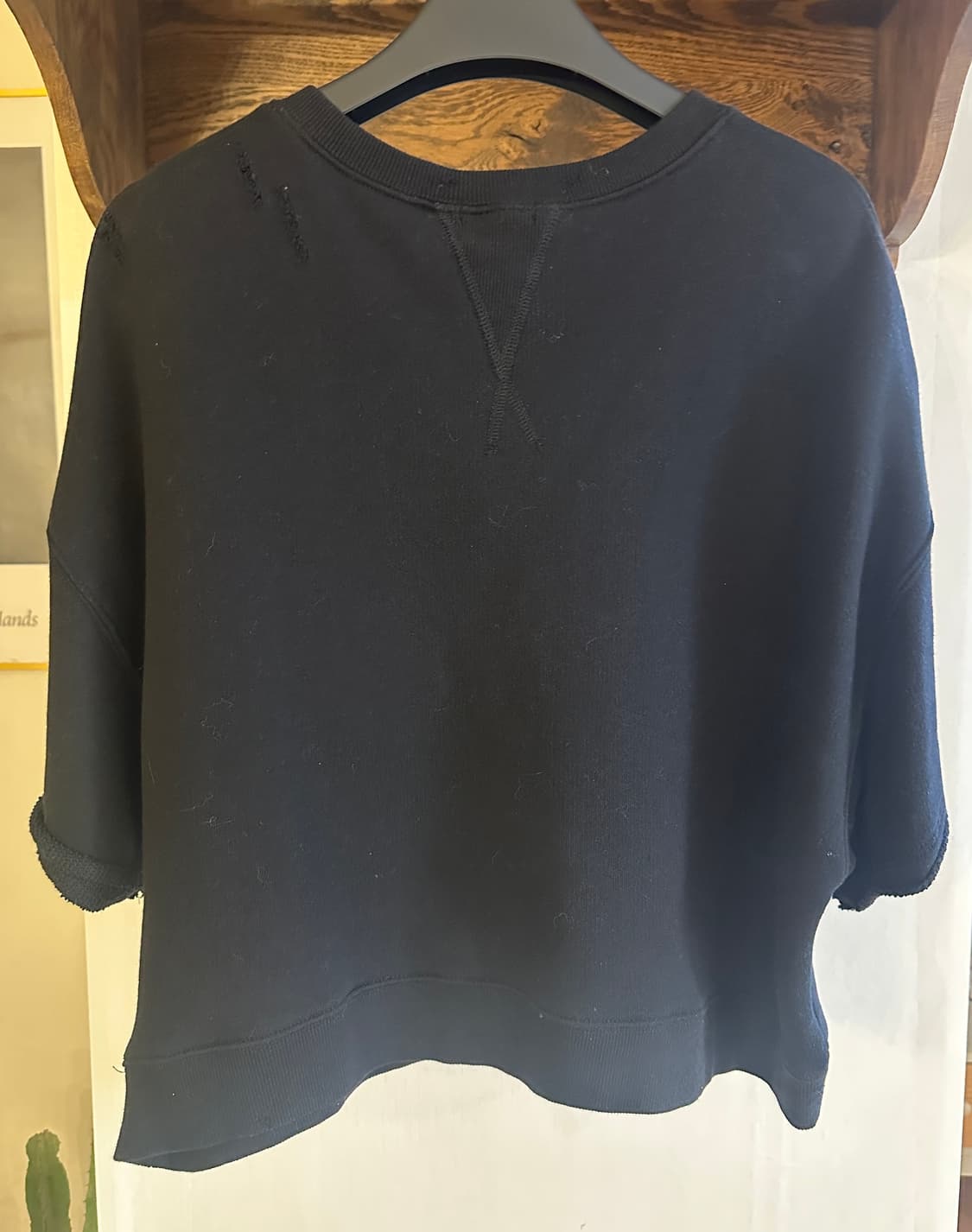 (새상품) 넘버프로젝트 빈티지 하프 슬리브 스웻셔츠 (F) 상품이미지5